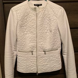 White Leather Jacket